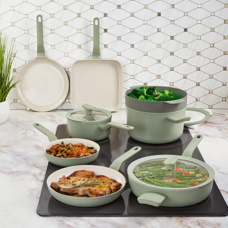 BergHOFF Balance Nonstick Ceramic Stockpot with Glass Lid - Image 8