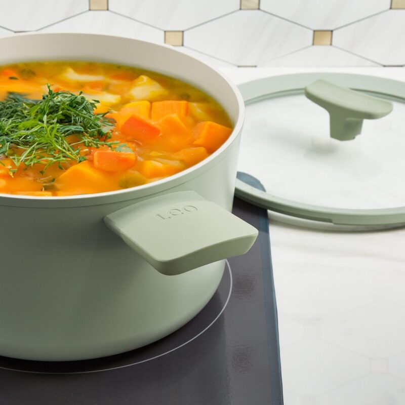 BergHOFF Balance Nonstick Ceramic Stockpot with Glass Lid - Image 2