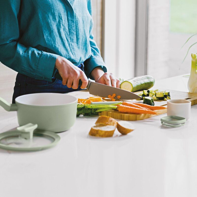 BergHOFF Balance Nonstick Stainless Steel 6-piece Knife Block Set - Image 6