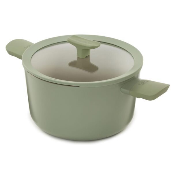 BergHOFF Balance Nonstick Ceramic Stockpot with Glass Lid