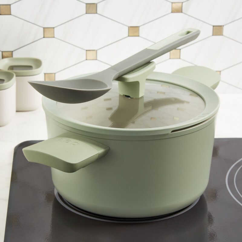BergHOFF Balance Nonstick Ceramic Stockpot with Glass Lid - Image 2