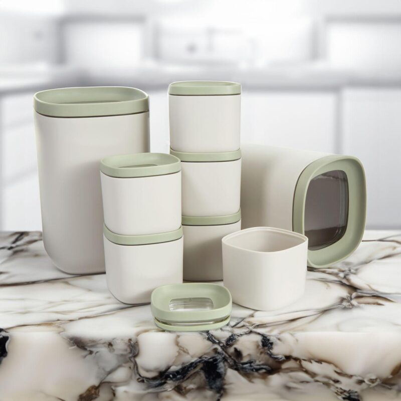 BergHOFF Balance Stackable Food Container 8-Piece Set - Image 7