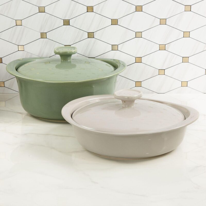 BergHOFF Balance Stone 9.5  2.4-qt Casserole Baking Dish With Stone Cover - Image 4