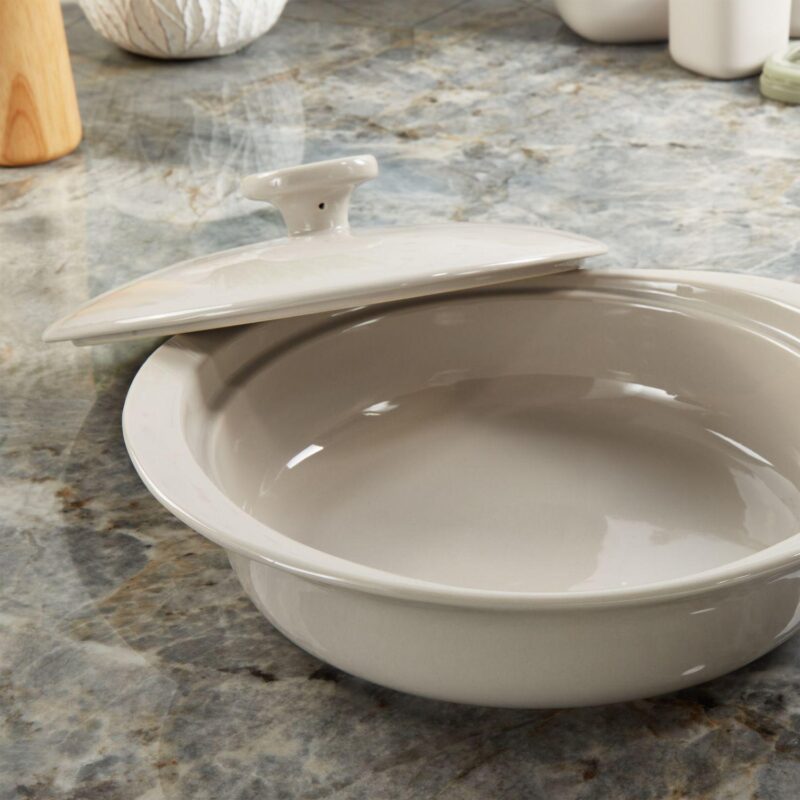 BergHOFF Balance Stone 9.5  2.4-qt Casserole Baking Dish With Stone Cover - Image 6