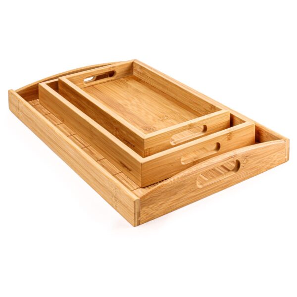 BergHOFF Bamboo 3-Piece Serving Tray Set