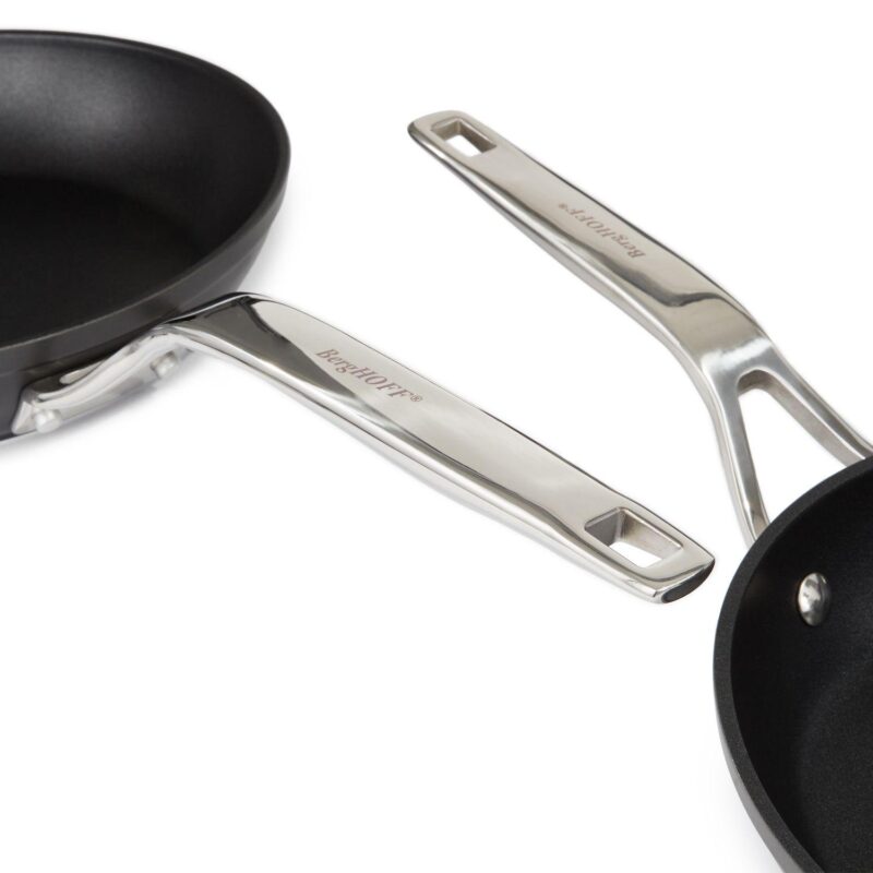 BergHOFF Essentials 5-pc. Nonstick Hard Anodized Cookware Set For Two With Glass Lid - Image 3