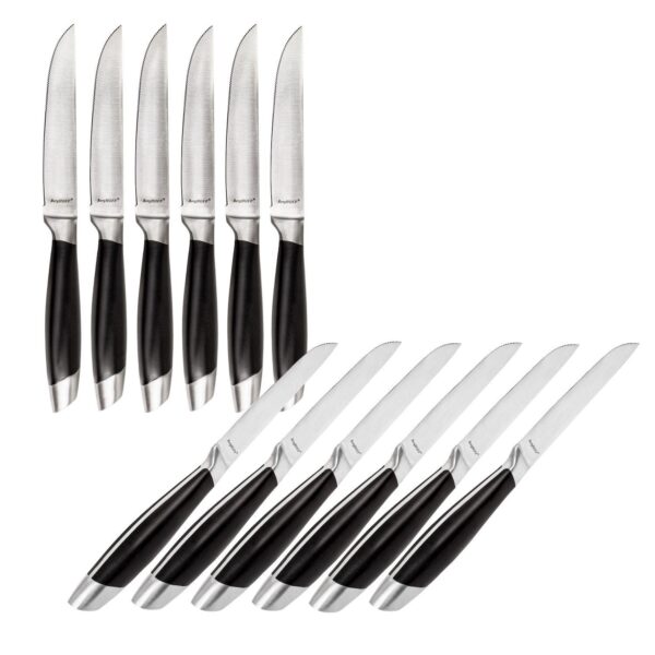 BergHOFF Essentials Geminis 12-Piece 4.75  Stainless Steel Steak Knife Set