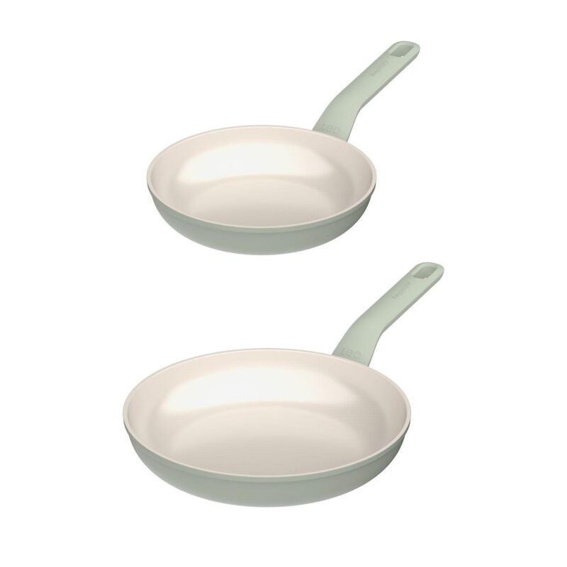 BergHOFF Leo Balance 2-piece Nonstick Sage Aluminum Fry Pan Set - Image 8