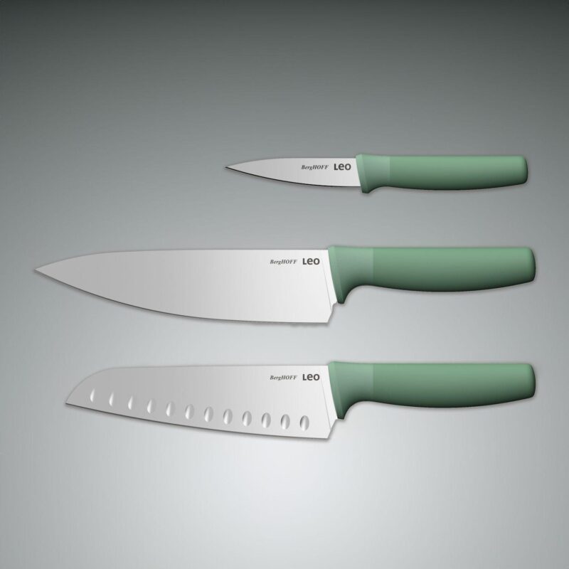 BergHOFF Leo Forest Stainless Steel 3-piece Advanced Knife Set - Image 2