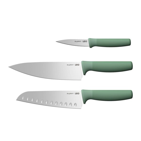 BergHOFF Leo Forest Stainless Steel 3-piece Advanced Knife Set