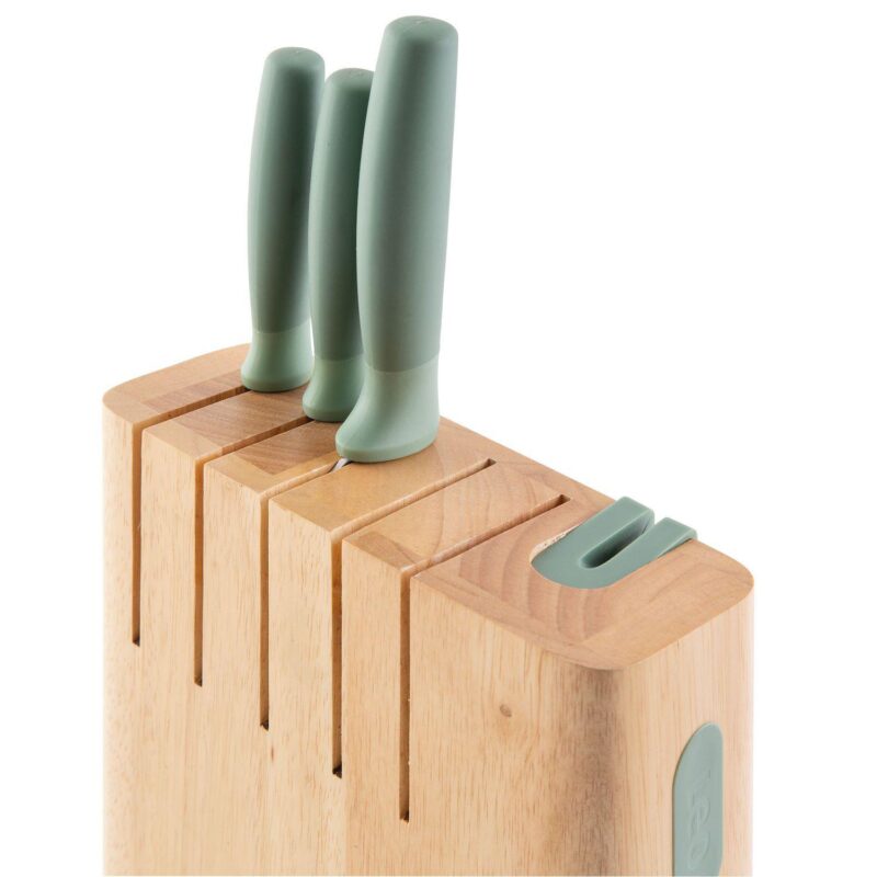 BergHOFF Leo Forest Stainless Steel 6-piece Knife Block Set - Image 11