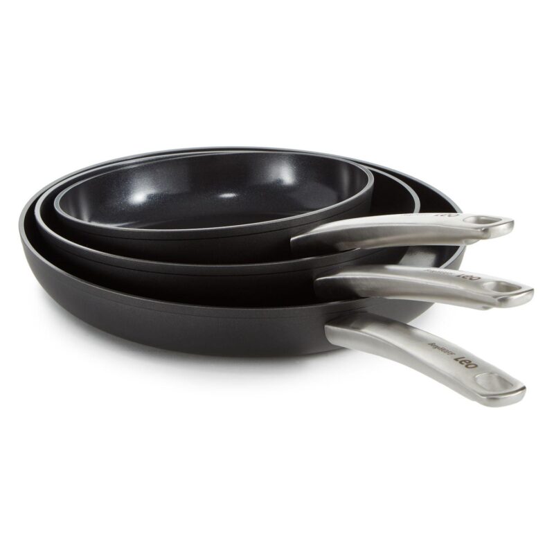 BergHOFF Leo Graphite 3 pc Nonstick Ceramic Frying Pan Set - Image 7