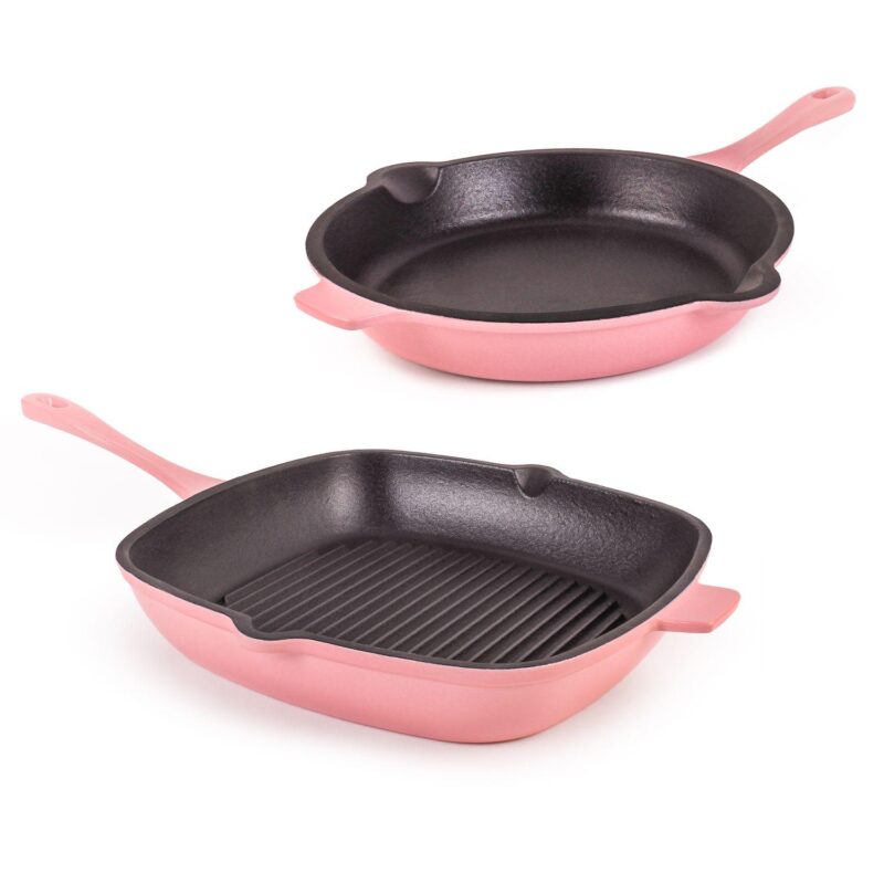 BergHOFF Neo 2-pc. Cast-Iron Frypan and Grill Pan Set - Image 12
