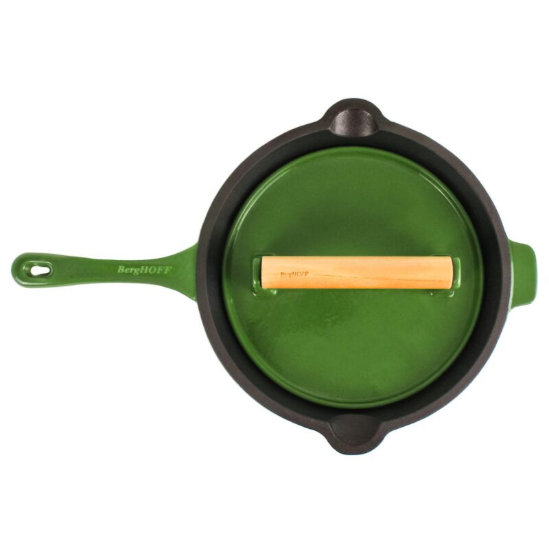 BergHOFF Neo 2-pc. Cast-Iron Frypan and Steak Press Set - Image 7