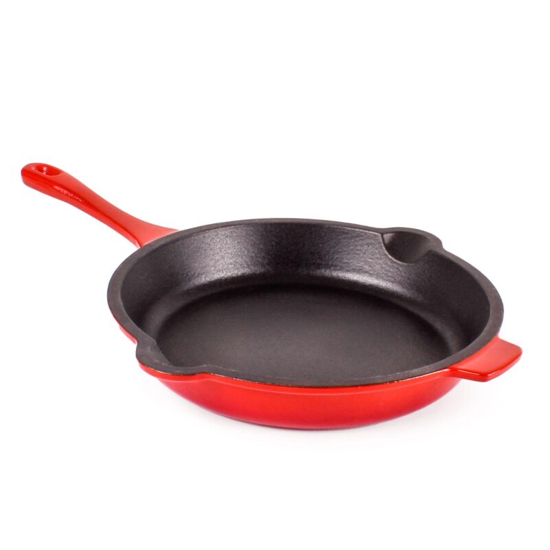 BergHOFF Neo 2-pc. Cast-Iron Frypan and Steak Press Set - Image 2