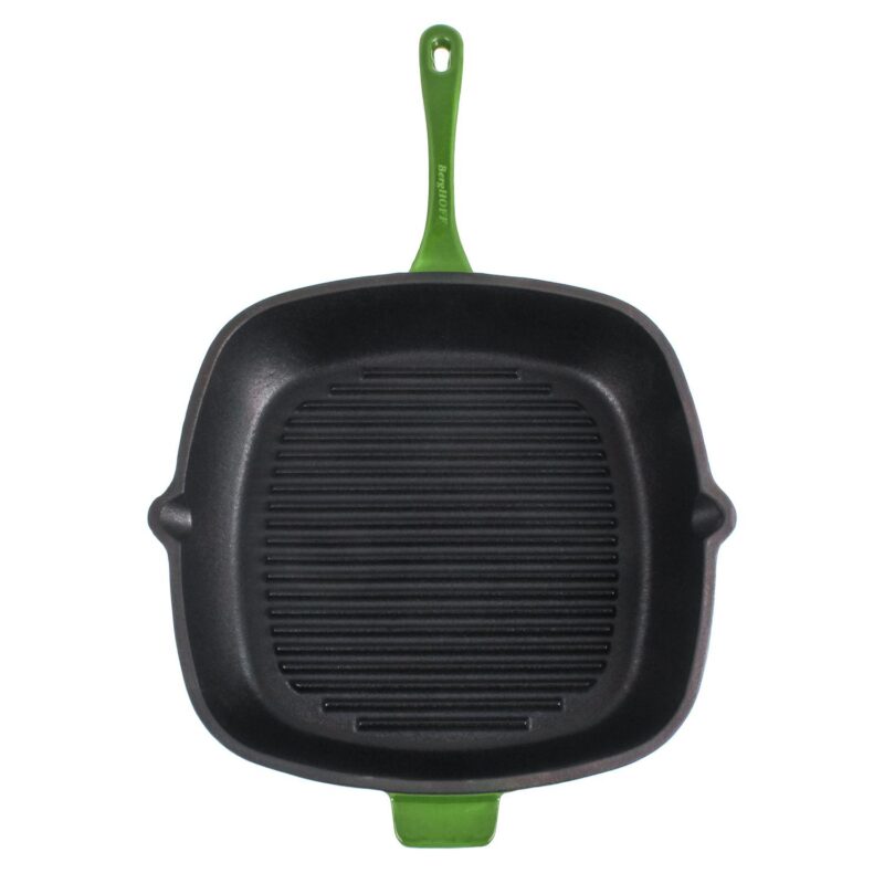 BergHOFF Neo 2-pc. Cast-Iron Grill Pan and Bacon/Steak Press Set - Image 3