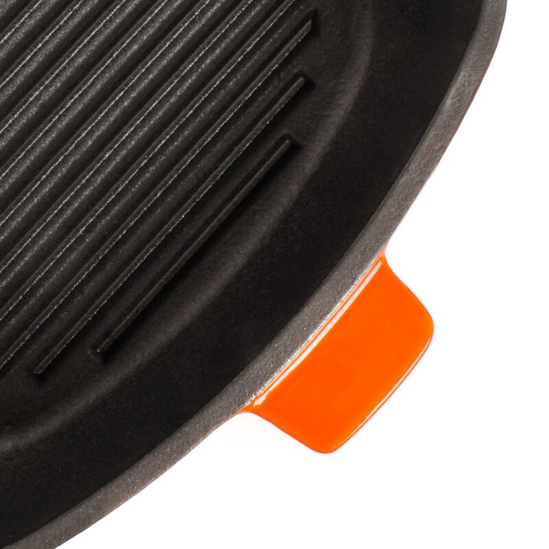BergHOFF Neo 2-piece Cast Iron 11-in. Grill Pan and Steak Press - Image 6
