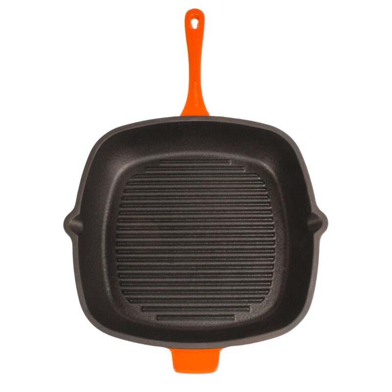 BergHOFF Neo 3 pc Cast Iron Cookware Set, Grill Pan and Round Dutch Oven - Image 6
