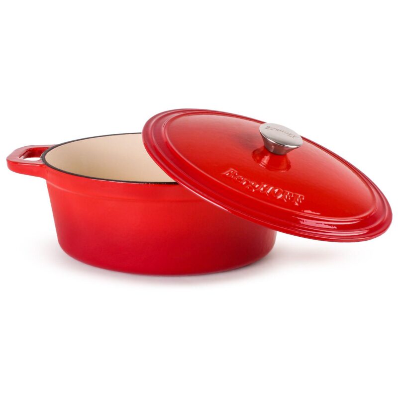BergHOFF Neo 5-pc. Cast-Iron Dutch Ovens and Frypan Set - Image 4