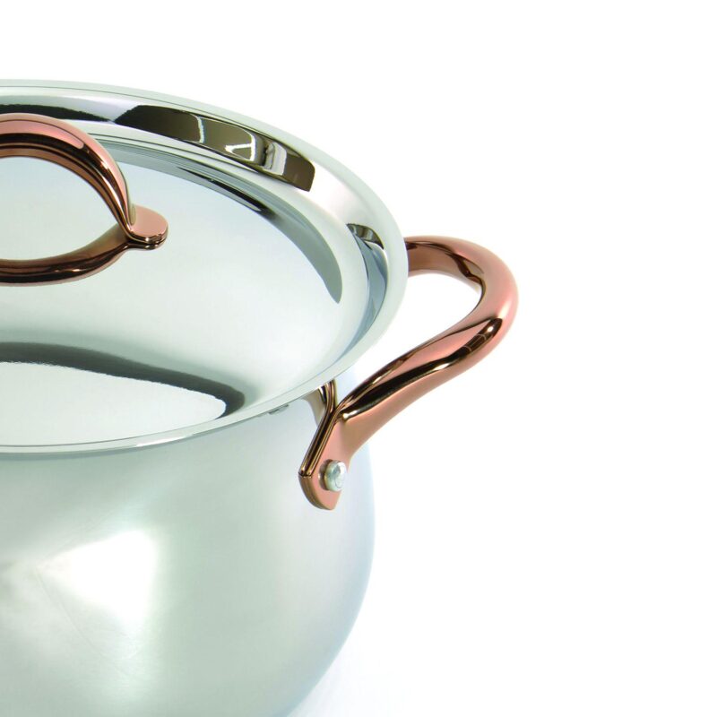 BergHOFF Ouro Gold 18/10 Stainless Steel 9.5  Stockpot with Lid - Image 2