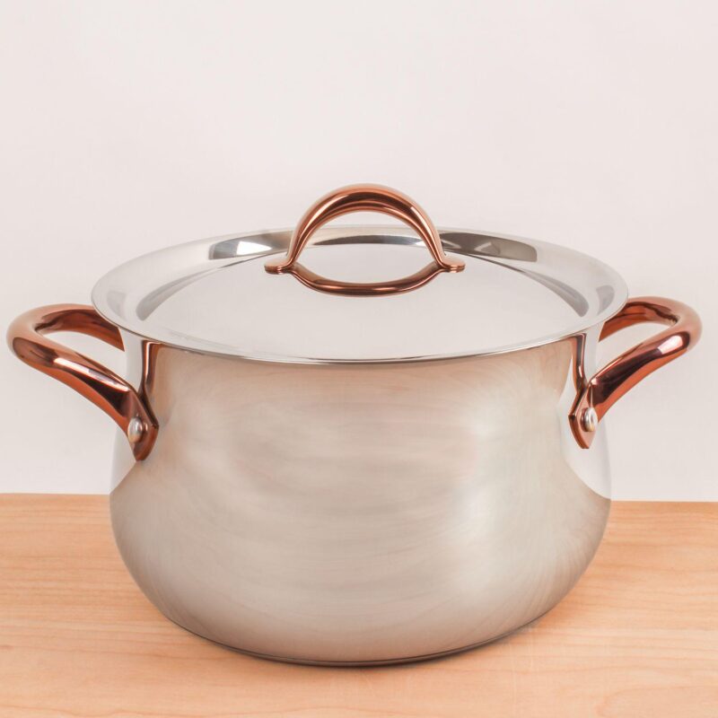 BergHOFF Ouro Gold 18/10 Stainless Steel 9.5  Stockpot with Lid - Image 5