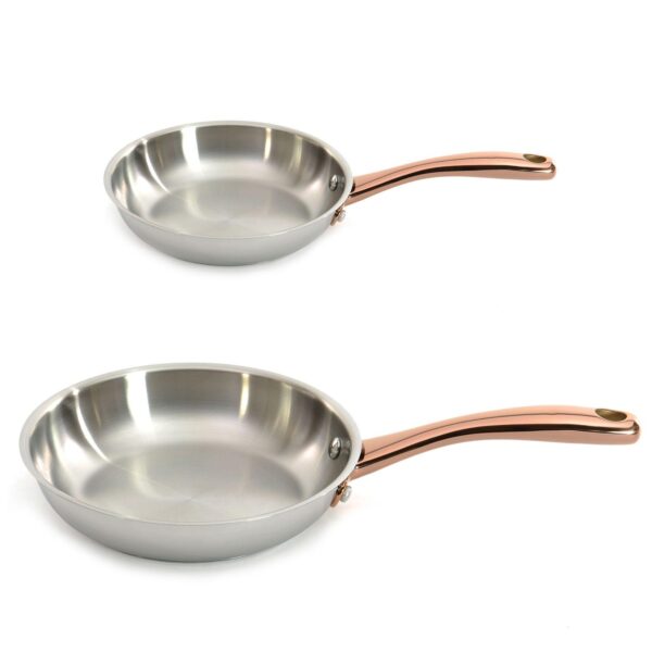 BergHOFF Ouro Gold 2 pc 18/10 Stainless Steel Fry Pan Set