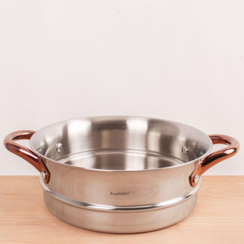 BergHOFF Ouro Gold 3 pc 18/10 SS Steamer Set - Image 4