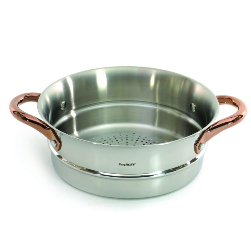 BergHOFF Ouro Gold 3 pc 18/10 SS Steamer Set - Image 6