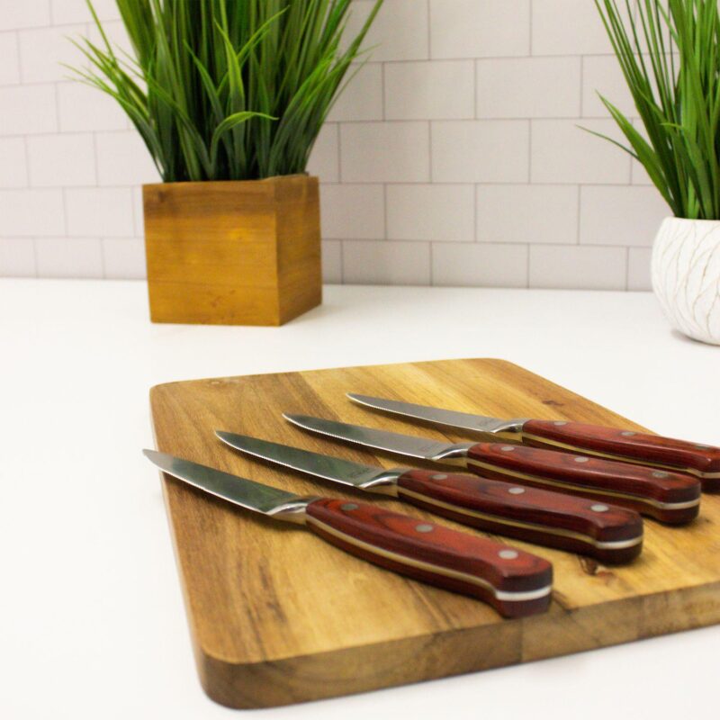 BergHOFF Pakka Wood 7-Piece Stainless Steel Steak and Carving Knife Set - Image 11