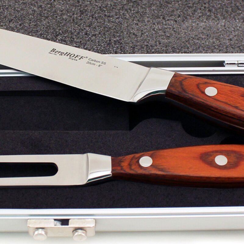 BergHOFF Pakka Wood 7-Piece Stainless Steel Steak and Carving Knife Set - Image 7