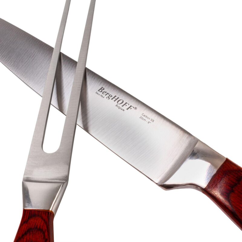BergHOFF Pakka Wood 7-Piece Stainless Steel Steak and Carving Knife Set - Image 6