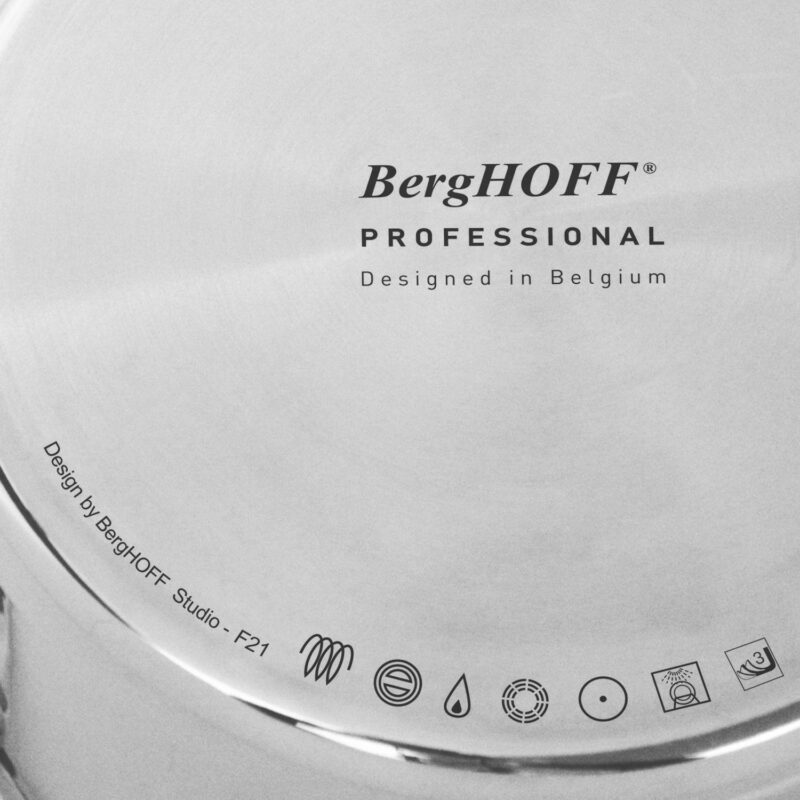 BergHOFF Professional 5 pc Tri-Ply 18/10 Stainless Steel Starter Cookware Set - Image 10