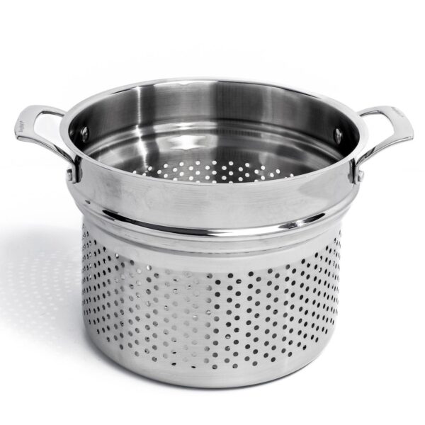 BergHOFF Professional Tri-Ply 18/10 Stainless Steel 9.5  Steamer Insert