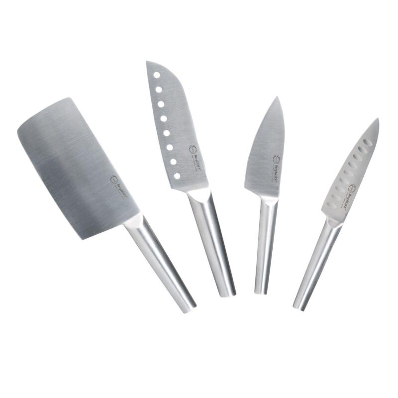 BergHOFF Straight 5-piece 18/10 Stainless Steel Specialty Knife Set with 3-Slot Sharpener - Image 3