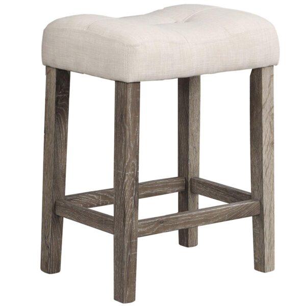 Best Master Furniture Vitaliya 24  Wood Counter Stool (Set of 2)