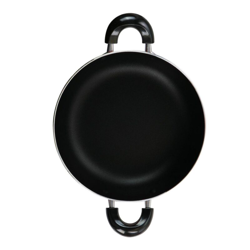 Better Chef 10 Inch Aluminum Deep Frying Pan with Glass Lid - Image 3