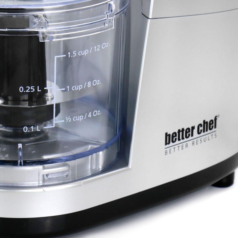 Better Chef 1.5 Cup Safety Lock Compact Chopper in Silver - Image 5
