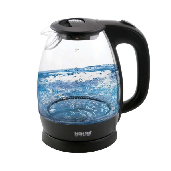 Better Chef 1.7l Cordless Electric Glass Tea Kettle