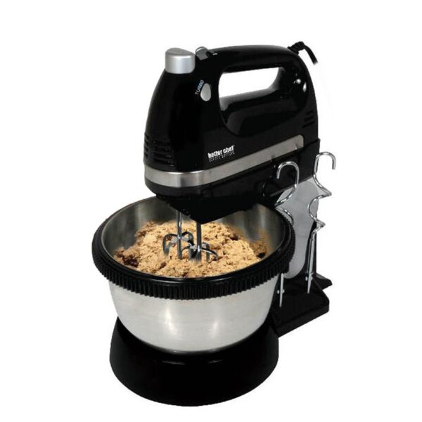 Better Chef 200 Watt Stand/Hand Mixer with Mixing Bowl