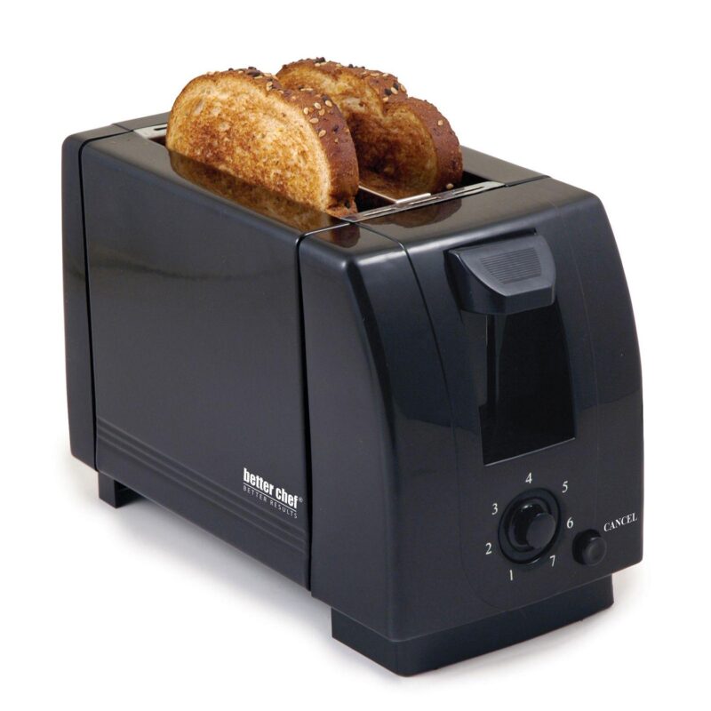 Better Chef 2-Slice Black Toaster - Image 3