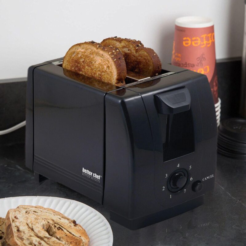 Better Chef 2-Slice Black Toaster - Image 5