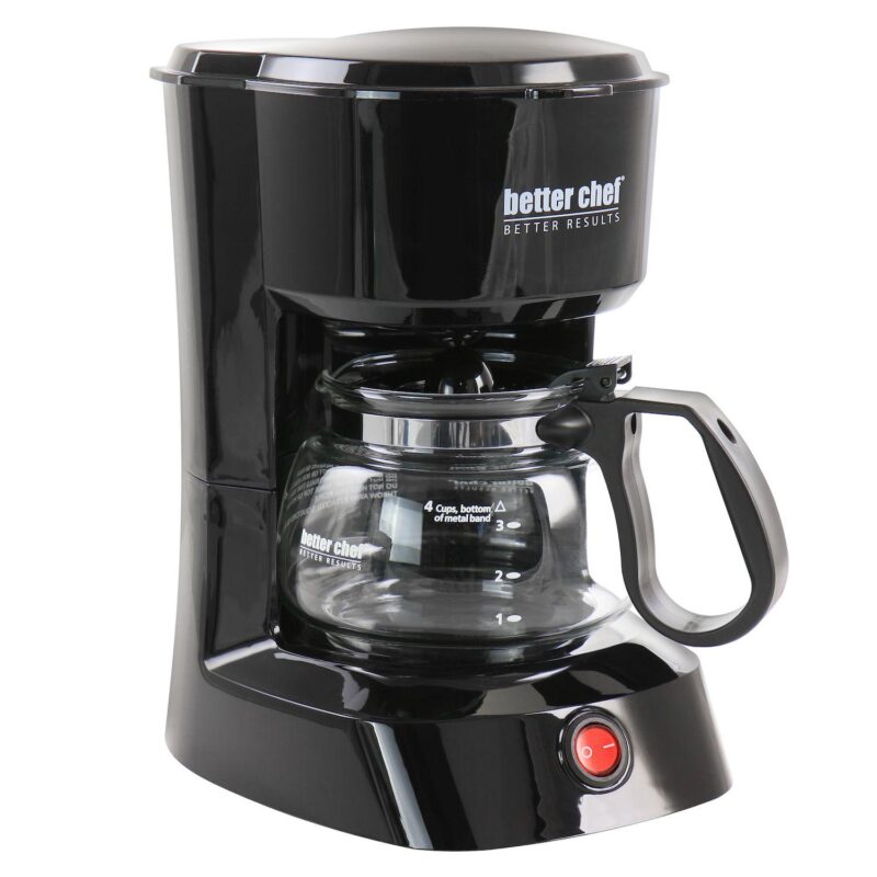 Better Chef 4 Cup Compact Coffee Maker with Removable Filter Basket - Image 7