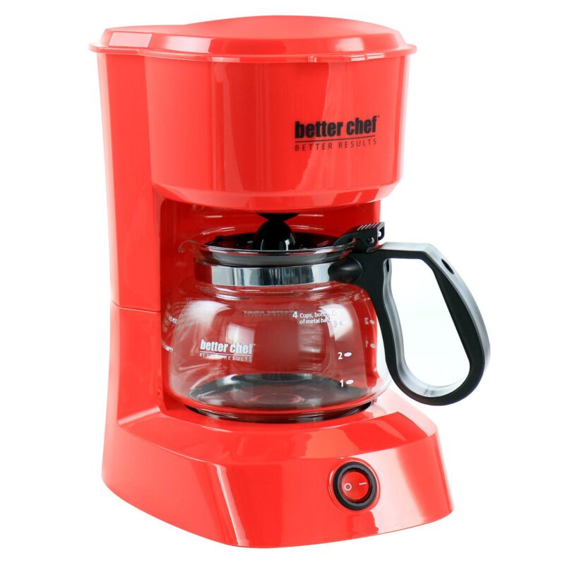 Better Chef 4 Cup Compact Coffee Maker with Removable Filter Basket - Image 6