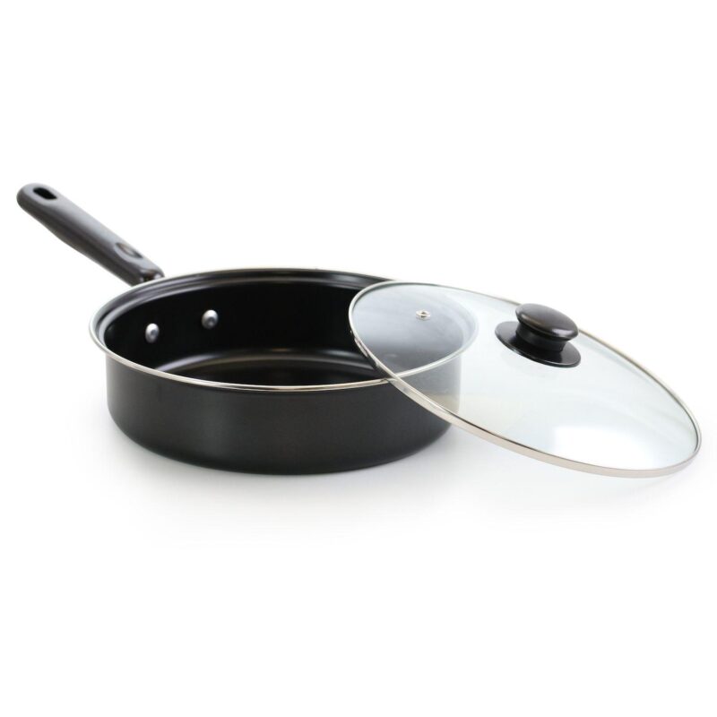 Better Chef 7 Piece Deluxe Non-Stick Cookware Set in Black - Image 5