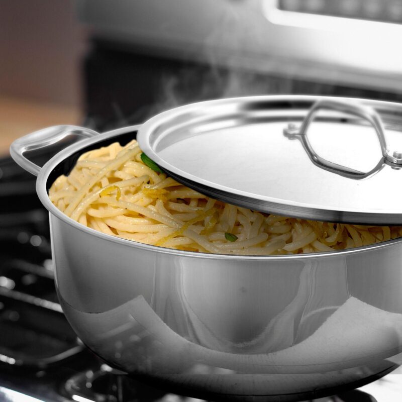 Better Chef 8 Qt. Stainless Steel Low Pot - Image 5