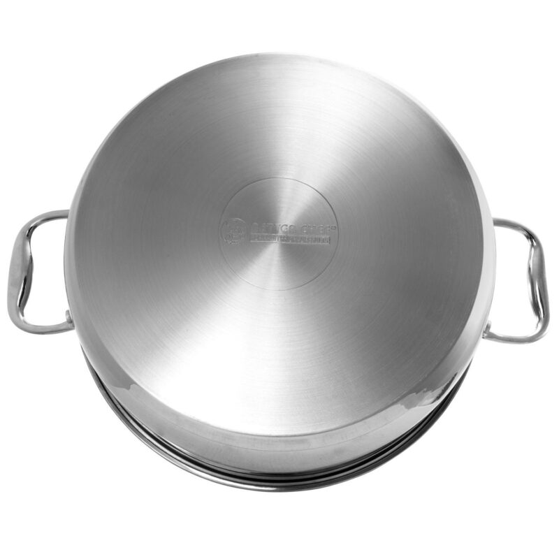Better Chef 8 Qt. Stainless Steel Low Pot - Image 2