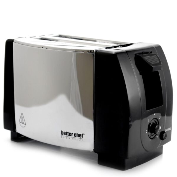 Better Chef Two Slice Toaster-Stainless Steel