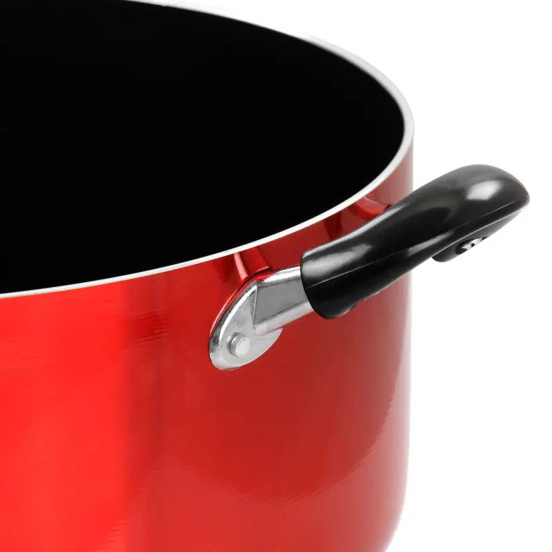 Better Chef for Professional Results 18 Quart Heavy Gauge Aluminum Dutch Oven in Red - Image 5