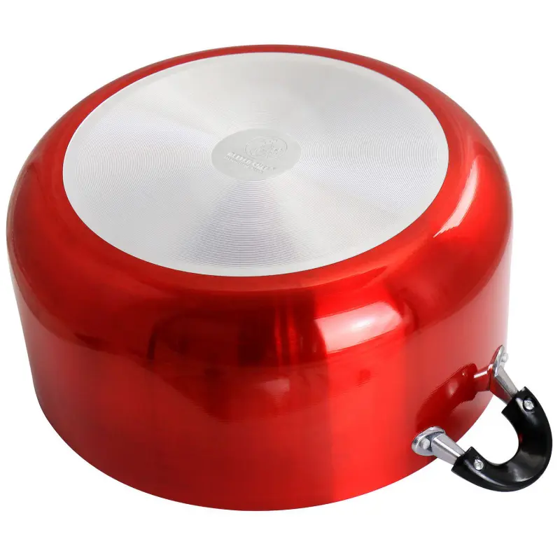 Better Chef for Professional Results 18 Quart Heavy Gauge Aluminum Dutch Oven in Red - Image 4