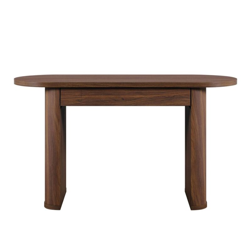 Better Homes and Gardens Juliet Oval Writing Desk, Walnut Finish - Image 10